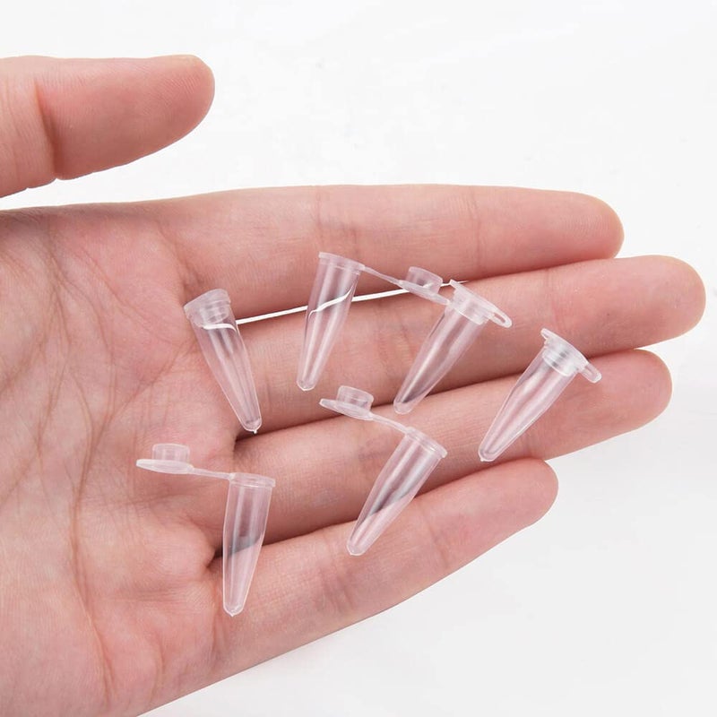 BKMAMLAB 0.2ml Microcentrifuge Tubes 1000 Pieces  EO Sterilized Plastic Small Vials with Caps for Sample Storage Without Leakage(1000) - Image 3
